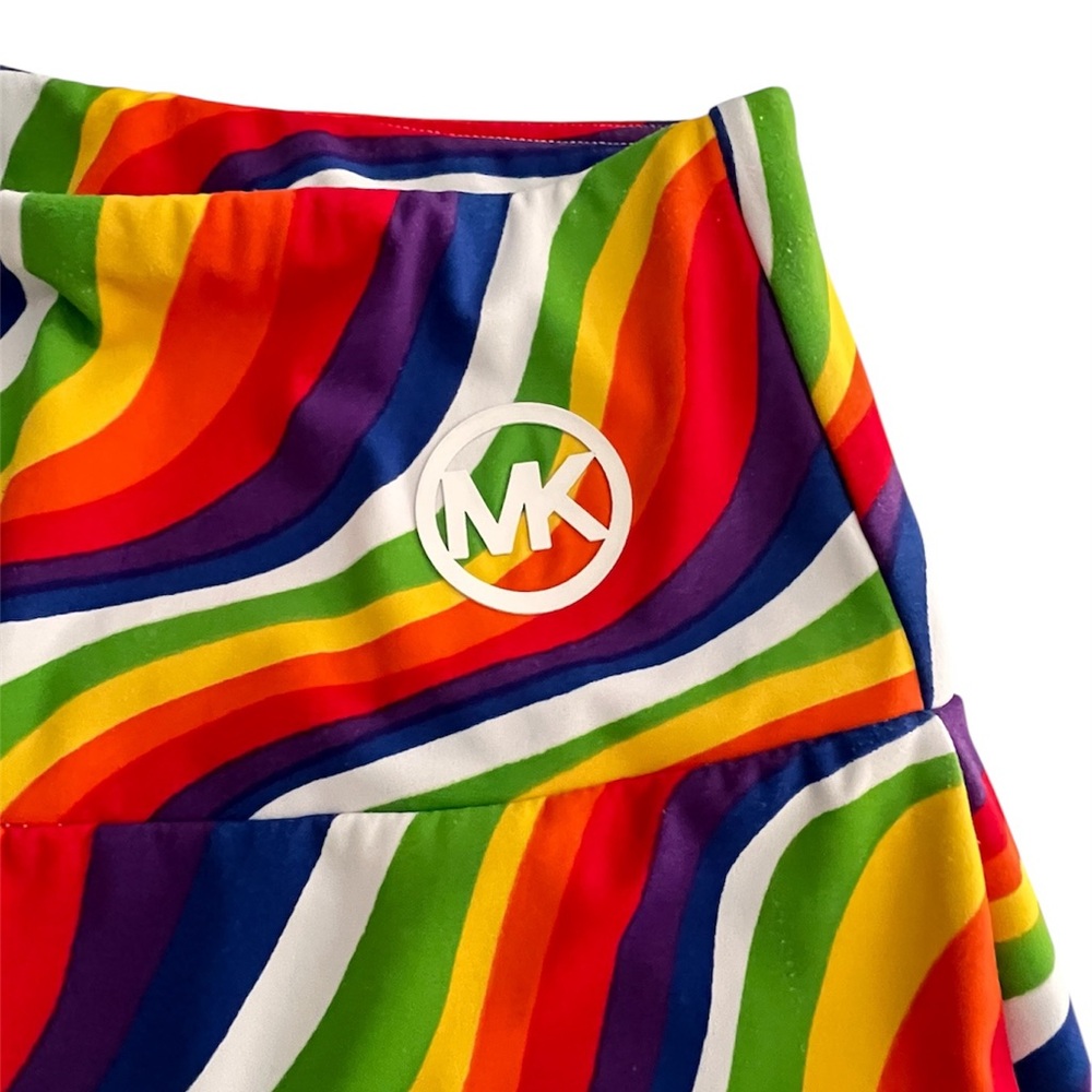 Michael Kors Rainbow Wave Athletic Shorts